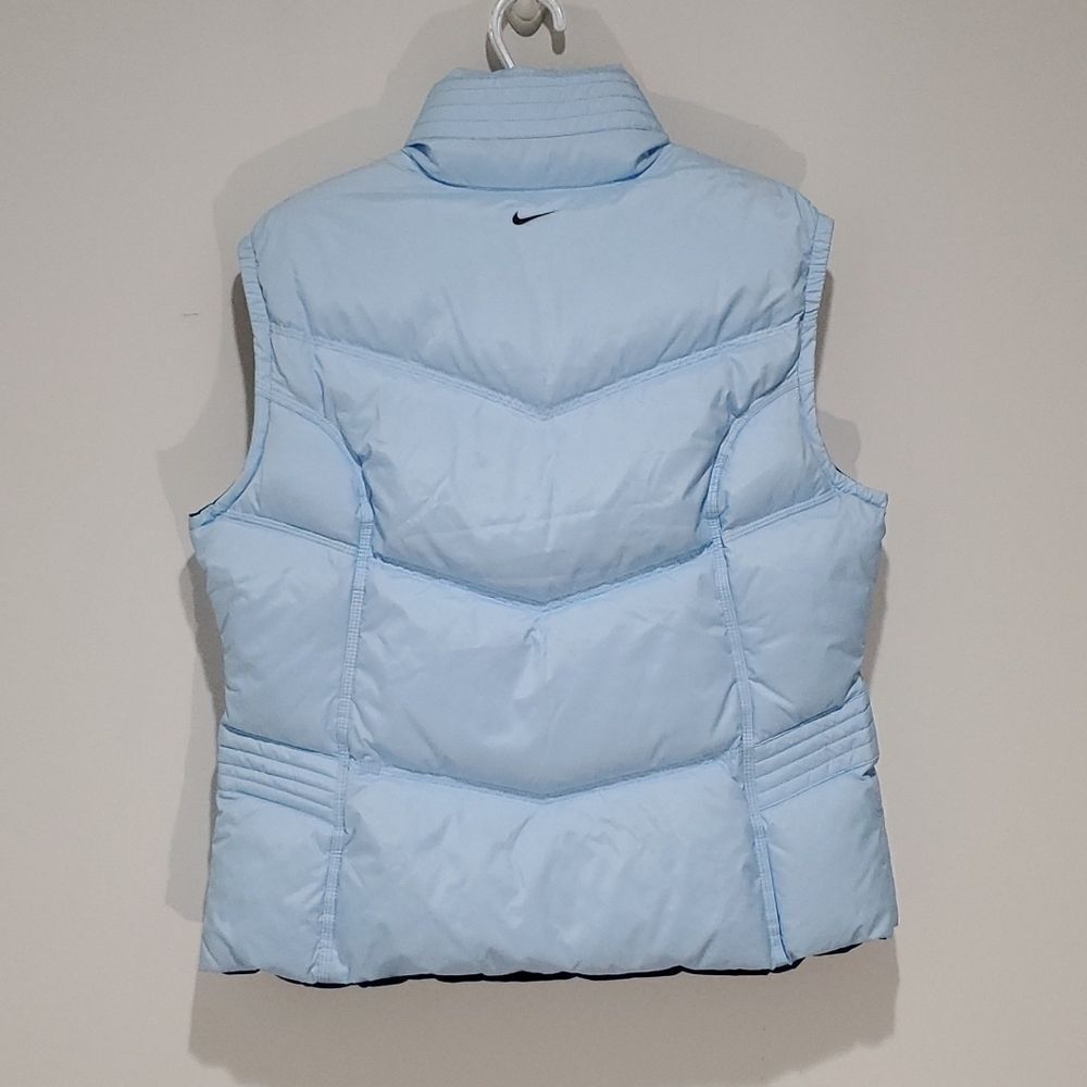 Nike light blue XL down filled puffer vest - Picture 5 of 7